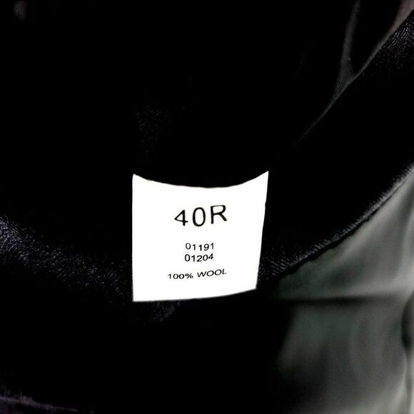 Jos A Bank Signature‎ Wool 2 Button Blazer 40R Gray Herringbone - Picture 8 of 11